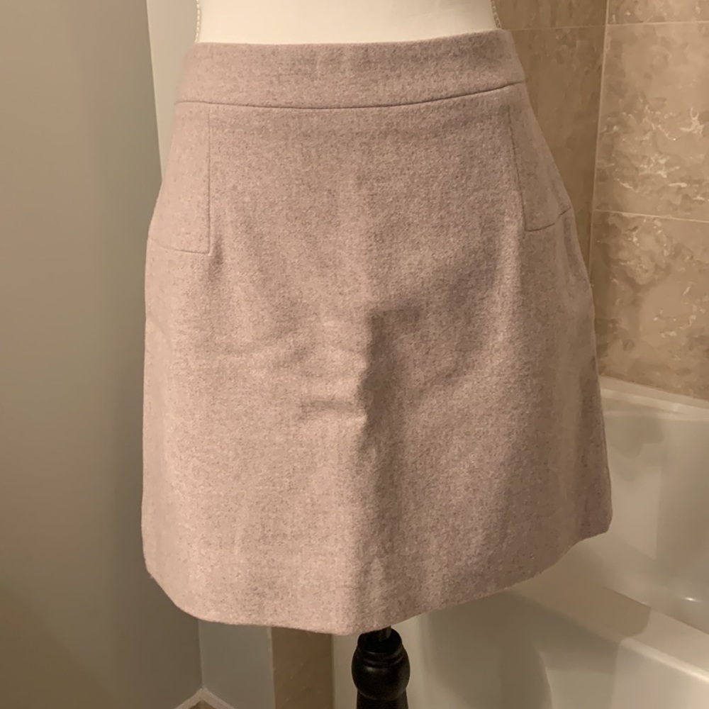 J. Crew Wool Mini Skirt